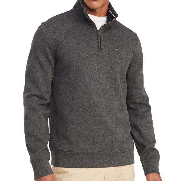 Tommy Hilfiger charcoal gray XL pull over sweater - Picture 1 of 8